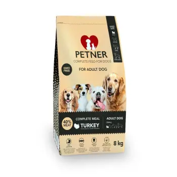 PETNER Adult Dog Small Breeds Z Indykiem 8kg