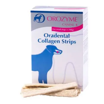 Orozyme Oradental Collagen Strips Kolagenowe Płatki Czyszczące Dla Psa S 224g