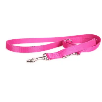 DogStuffs Smycz Regulowana – Różowa 20mm/220cm