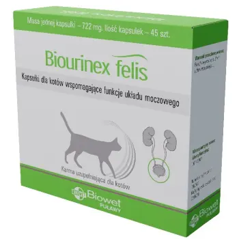 BIOWET Biourinex Felis 45 kapsułek