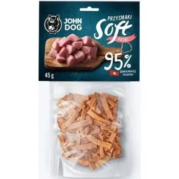 John Dog Paski Soft Cielęcina Szwajcarska 45g