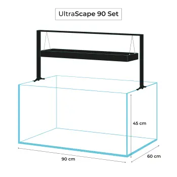 AQUAEL Zestaw Akwariowy UltraScape 90 Forest