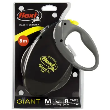 Flexi Smycz Giant Taśma M 8m Do 25kg Neon