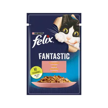 Felix Fantastic Łosoś W Galaretce 85g