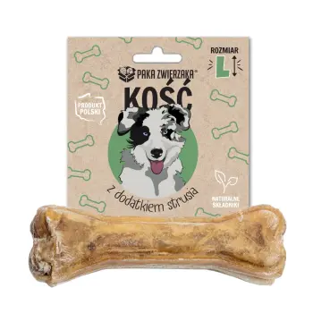 Paka Zwierzaka Kość Z Dodatkiem Strusia L