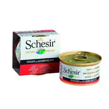 Schesir Tuńczyk z krewetkami w galarecie 85g