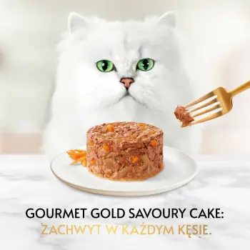 Purina Gourmet Gold Savoury Cake z kurczakiem i marchewką 85g