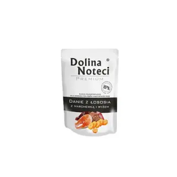 Dolina Noteci Premium Danie Z Łososia Z Marchewką I Ryżem 100g