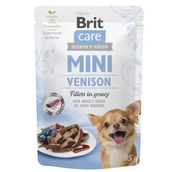 Brit Care Mini Venison Fillets In Gravy 85g