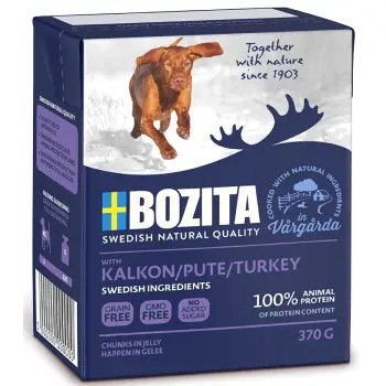 BOZITA Dog Indyk W Galarecie 370g