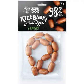 John Dog Kiełbaski Z Kaczki 75g