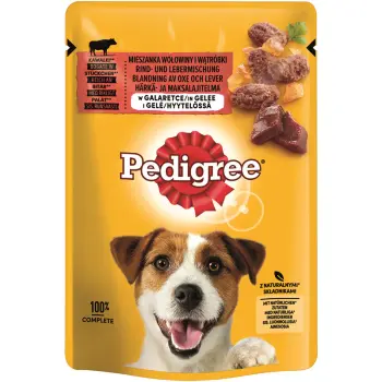 Pedigree Mokra Karma Dla Dorosłych Psów Z Wołowiną Galaretce 100g