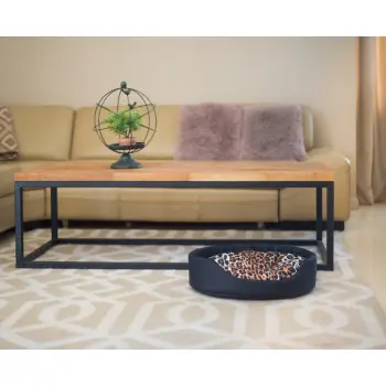 AMIPLAY Legowisko Owalne Fun Czarne L