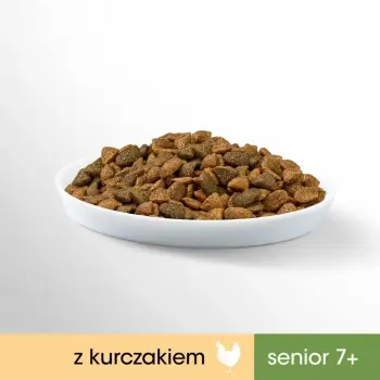 PERFECT FIT (Senior 7+) Bogaty w kurczaka 2x750g - sucha karma dla kotów starszych