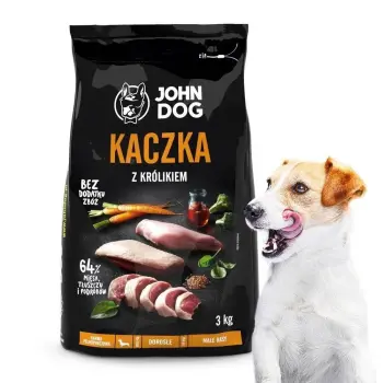 John Dog Karma Sucha Małe Rasy Kaczka Z Królikiem 3kg