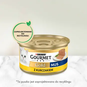 Purina Gourmet Gold mus z kurczakiem 85g