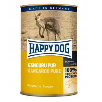 Happy Dog Kanguru Pur Kangur Puszka 400g