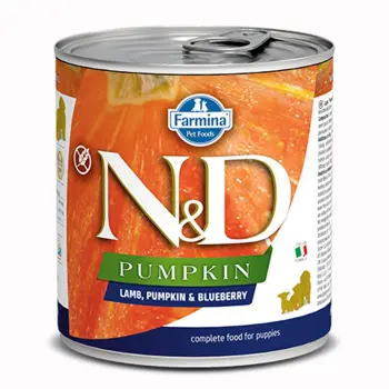 Farmina N&D Pumpkin Grain Free Canine Lamb Pumpkin & Blueberry Starter 285g