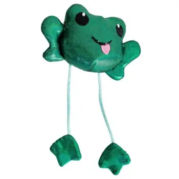 Petstages Toss 'N Dangle Frog Catnip Cat Toy - Dyndająca żaba