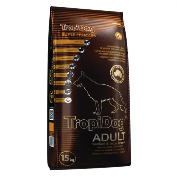 Tropidog Super Premium Adult Medium & Large Breed Jagnięcina Z Ryżem 15kg