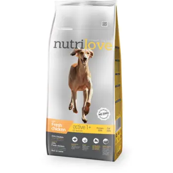 Nutrilove Active Dog Chicken 12kg