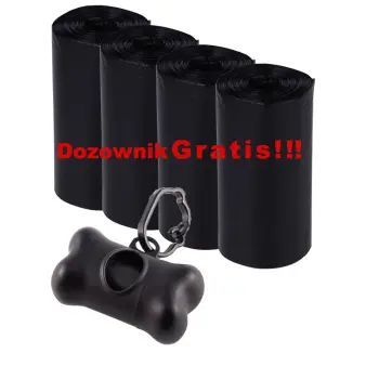 Zestaw woreczki na odchody 330szt (22 x 15szt) + dozownik GRATIS