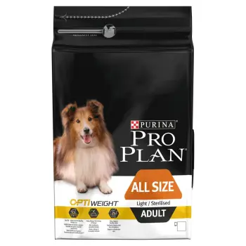 Purina Pro Plan Adult Light Optiweight Sterilised, kurczak i ryż 3kg