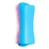 PET TEEZER De-Shedding & Dog Grooming Brush Blue And Pink L