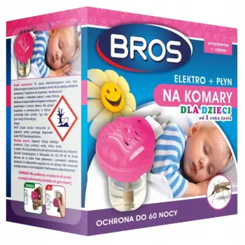 Bros Płyn Do Elektro Na Komary Dla Dzieci Od 1 Roku Życia 40ml
