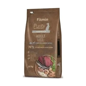 Fitmin Purity Adult Fish, Venison & Rice 12kg