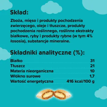 DREAMIES Przysmak Dla Kota Z Łososiem 60g