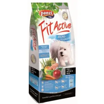 PANZI-PET KFT Fit Active Hypoallergenic Fish, Apple & Rice 15kg