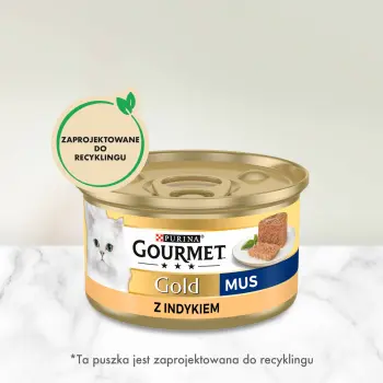 Purina Gourmet Gold mus z indykiem 85g