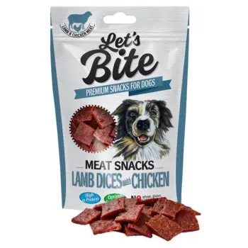 Brit Let’s Bite Meat Snacks Lamb Dices & Chicken 80g