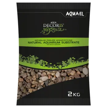 AQUAEL Żwir Naturalny Wielobarwny 5-10mm 2kg