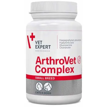 VETEXPERT Arthrovet HA Complex Small Breed & Cats 60 Kapsułek