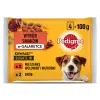 Pedigree Mokra Karma Dla Dorosłych Psów W Galaretce (Z Wołowiną, Z Drobiem) 4x100g