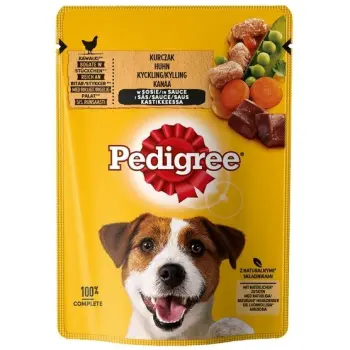 Pedigree Mokra Karma Dla Dorosłych Psów Z Kurczakiem I Warzywami W Sosie 100g