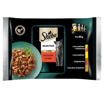 Sheba Saszetka Selection In Sauce Soczyste Smaki 4x85g