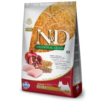 Farmina N&D Ancestral Grain Canine Senior Mini Chicken&Pomegranate 2,5kg