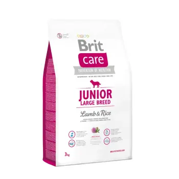 Brit Care Junior Large Breed Jagnięcina Z Ryżem 3kg