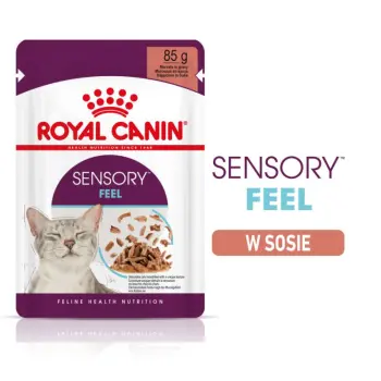 ROYAL CANIN Sensory Smell Taste Feel Kawałki W Sosie 12x85g