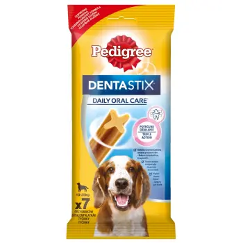 Pedigree DentaStix Przysmak Dentystyczny Dla Psów Od 4 Miesiąca I Wadze 10-25kg 180g
