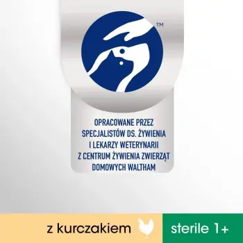 PERFECT FIT (Sterile 1+) Bogaty w Kurczaka 2x750g - sucha karma dla kotów po sterylizacji