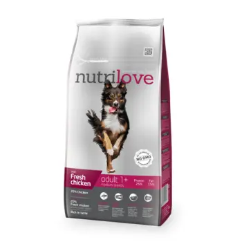 Nutrilove Adult Medium Dog Chicken 8kg