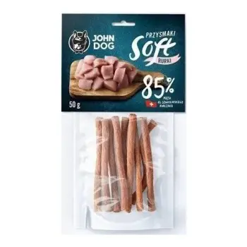 John Dog Rurki Soft Kurczak Szwajcarski 50g