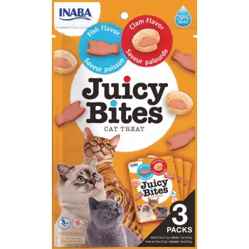 INABA Ciao Juicy Bites Ryba I Małże 3x11,3g