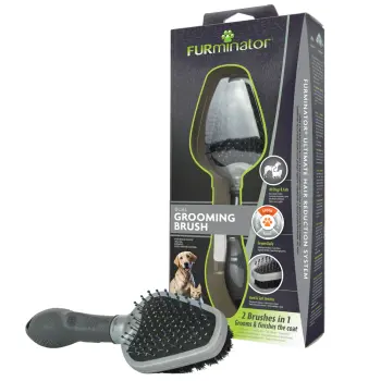 FURMINATOR Dual Grooming Brush Dwustronna Szczotka Do Pielęgnacji