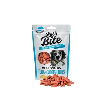 Brit Let’s Bite Meat Snacks Tuna & Codfish Bites 80g