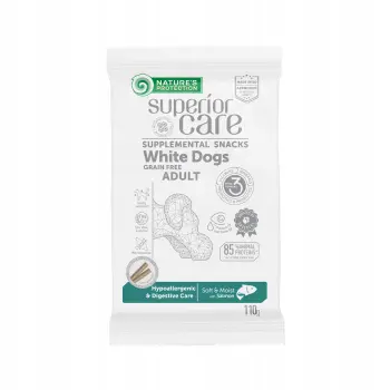 Nature's Protection Superior Care White Dogs Hypoallergenic & Digestive Care Salmon 110g